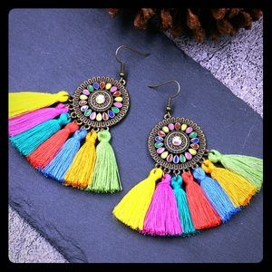 Handmade Fashion Colorful Tassel Style Beaded